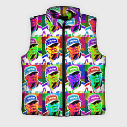 Мужской жилет Donald Trump - pop art poster, цвет: 3D-черный