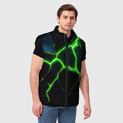 Мужской жилет Green split, цвет: 3D-черный — фото 2
