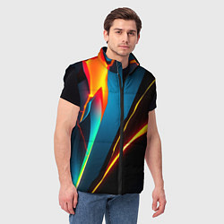 Мужской жилет Multicoloured neon, цвет: 3D-черный — фото 2
