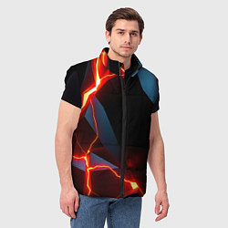 Мужской жилет Tile breaking, цвет: 3D-черный — фото 2