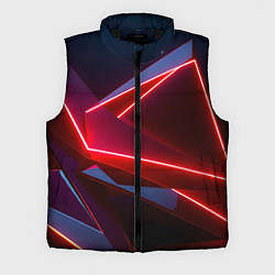 Мужской жилет Neon laser red, цвет: 3D-черный