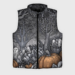 Мужской жилет Осенние шалости духов, цвет: 3D-черный