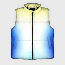 Мужской жилет Color yellow blue white, цвет: 3D-черный