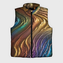 Мужской жилет Сморщенные складочки жидкости