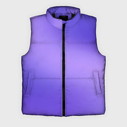 Мужской жилет Color purple gradient, цвет: 3D-черный