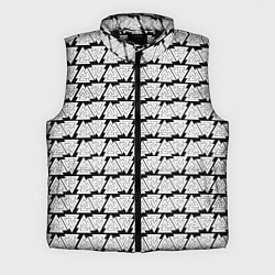 Мужской жилет Символы валькнут как защитная кольчуга, цвет: 3D-черный