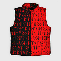 Мужской жилет Знаки рун, цвет: 3D-черный