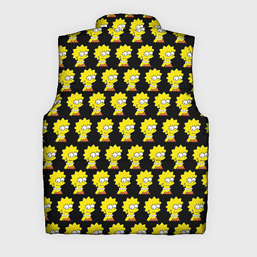 Мужской жилет Лиза Симпсон: узор / 3D-Красный – фото 2