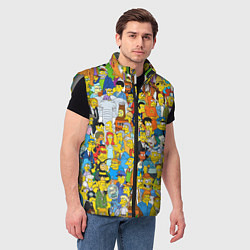 Мужской жилет Simpsons Stories, цвет: 3D-светло-серый — фото 2