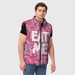 Мужской жилет Eat me, Homer, цвет: 3D-красный — фото 2