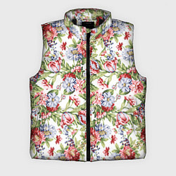 Мужской жилет Цветы