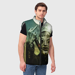 Мужской жилет Slipknot, цвет: 3D-светло-серый — фото 2
