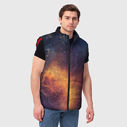 Мужской жилет Космос, цвет: 3D-красный — фото 2
