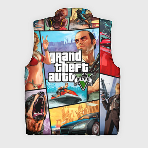 Мужской жилет GTA 5: City Stories / 3D-Красный – фото 2