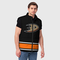 Мужской жилет Anaheim Ducks Selanne, цвет: 3D-черный — фото 2