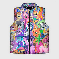 Мужской жилет My Little Pony, цвет: 3D-черный
