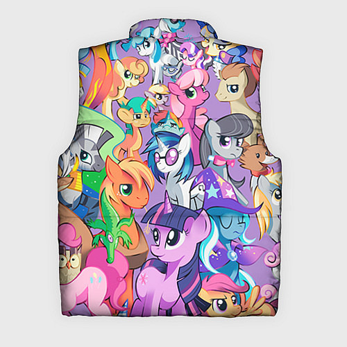 Мужской жилет My Little Pony / 3D-Красный – фото 2