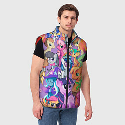Мужской жилет My Little Pony, цвет: 3D-красный — фото 2