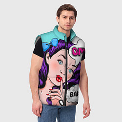 Мужской жилет PO ART, цвет: 3D-светло-серый — фото 2