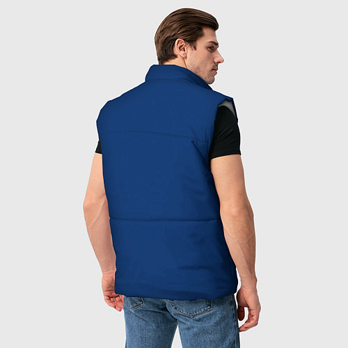 Мужской жилет Китель / 3D-Светло-серый – фото 4