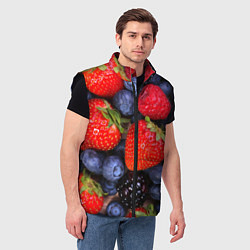 Мужской жилет Berries, цвет: 3D-черный — фото 2