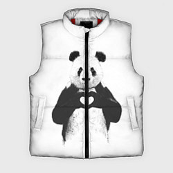 Мужской жилет Panda Love, цвет: 3D-красный