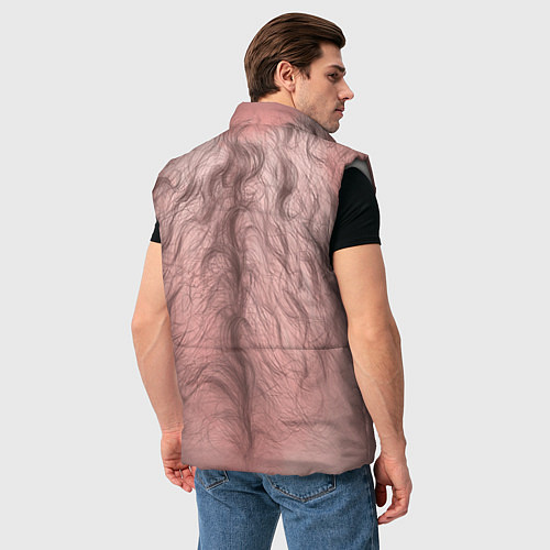 Мужской жилет Загорелый торс / 3D-Светло-серый – фото 4