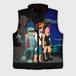 Мужской жилет Футурама пати, цвет: 3D-красный