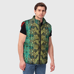 Мужской жилет Крокодил, цвет: 3D-красный — фото 2