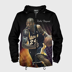 Ветровка с капюшоном мужская Kobe Bryant, цвет: 3D-черный