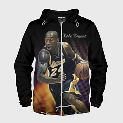 Ветровка с капюшоном мужская Kobe Bryant, цвет: 3D-белый