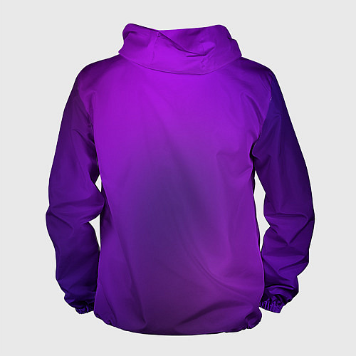 Мужская ветровка Пурпурный / 3D-Черный – фото 2