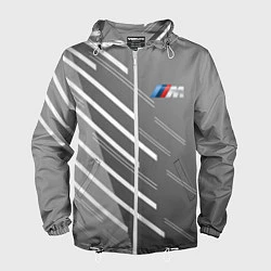 Ветровка с капюшоном мужская BMW 2018 M Sport, цвет: 3D-белый