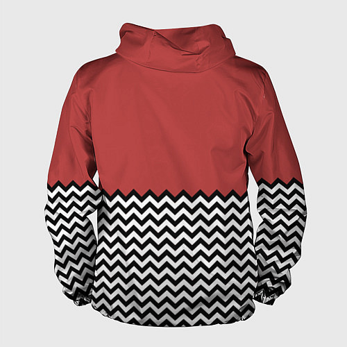 Мужская ветровка Горы Твин Пикс / 3D-Черный – фото 2