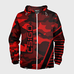 Мужская ветровка CS:GO Red Camo