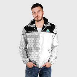 Ветровка с капюшоном мужская Detroit: RK900, цвет: 3D-белый — фото 2