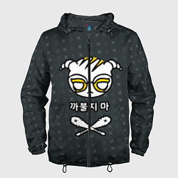 Ветровка с капюшоном мужская R6S: Dokkaebi, цвет: 3D-черный