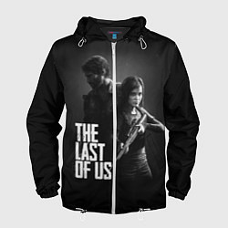 Ветровка с капюшоном мужская The Last of Us: Black Style, цвет: 3D-белый