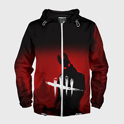 Ветровка с капюшоном мужская Dead by Daylight, цвет: 3D-белый
