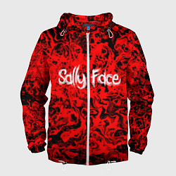 Ветровка с капюшоном мужская Sally Face: Red Bloody, цвет: 3D-белый