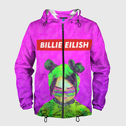 Ветровка с капюшоном мужская Billie Eilish, цвет: 3D-черный