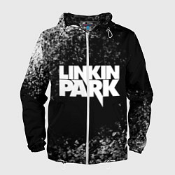 Ветровка с капюшоном мужская Linkin Park, цвет: 3D-белый