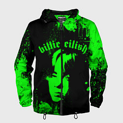 Ветровка с капюшоном мужская Billie eilish, цвет: 3D-черный