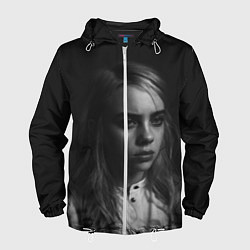 Ветровка с капюшоном мужская BILLIE EILISH, цвет: 3D-белый