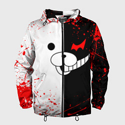 Ветровка с капюшоном мужская MONOKUMA, цвет: 3D-черный