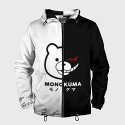 Ветровка с капюшоном мужская Monokuma, цвет: 3D-черный