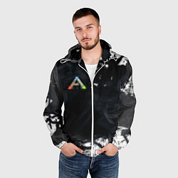 Ветровка с капюшоном мужская Ark Survival Evolved, цвет: 3D-белый — фото 2