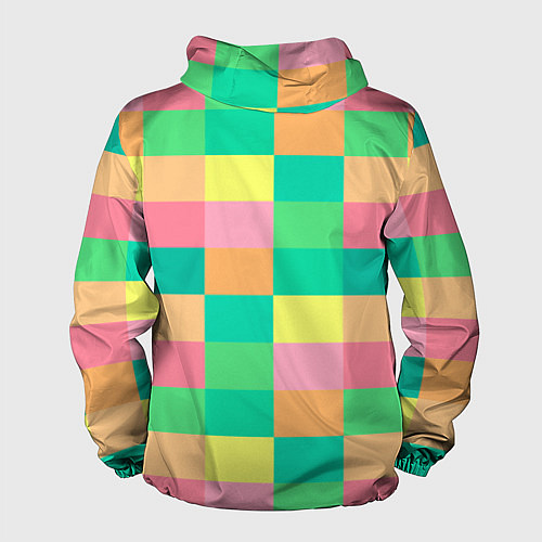 Мужская ветровка Кубик Рубика / 3D-Черный – фото 2