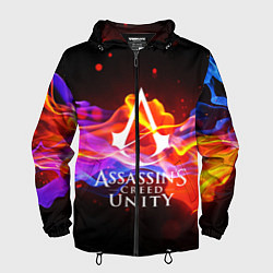 Ветровка с капюшоном мужская Assassin’s Creed: Unity, цвет: 3D-черный