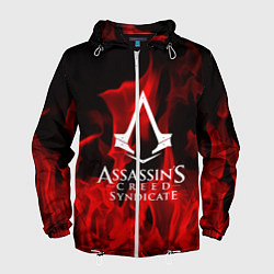 Ветровка с капюшоном мужская Assassin’s Creed: Syndicate, цвет: 3D-белый